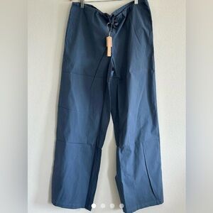 SKIMS Navy Wide-Leg Drawstring Trousers